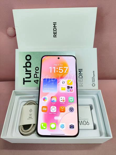 Xiaomi Redmi Turbo 4 Pro 5G 256GB Đen. Mua bán Điện thoại tại Thành phố Thủ Dầu Một Bình Dương được đăng bởi Hội Đồ Điện Tử hình 1