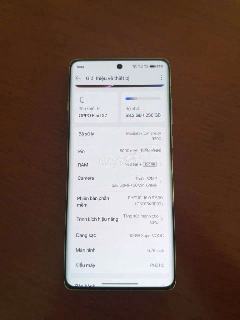 Oppo Find X7 256GB Xanh dương. Mua bán Điện thoại tại Thành phố Vũng Tàu Bà Rịa - Vũng Tàu được đăng bởi Nguyễn Minh Trí hình 1