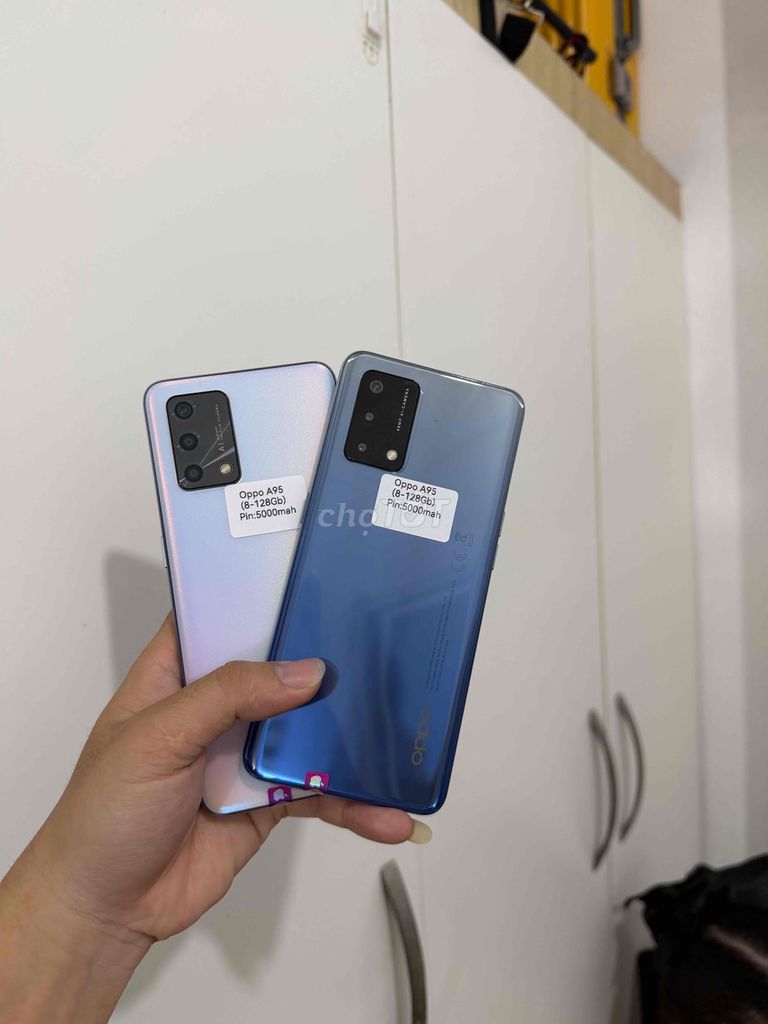 Oppo A95 128GB Xanh, Trắng. Mua bán Điện thoại tại Quận Cầu Giấy Hà Nội được đăng bởi Có Ship Toàn Quốc hình 1