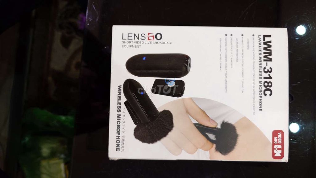 Microphone LENSGO LWM-318C Đen. Mua bán Tivi, Âm thanh tại Thành phố Đà Lạt Lâm Đồng được đăng bởi quang bien hình 1