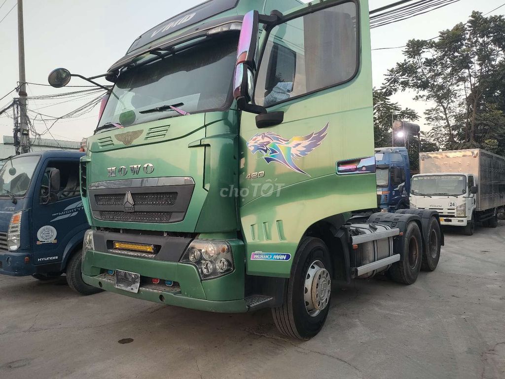 Đầu kéo HOWO 420 cầu dầu, đời 2021.. Mua bán Xe tải, xe ben tại Huyện Đan Phượng Hà Nội được đăng bởi A Đông hình 1