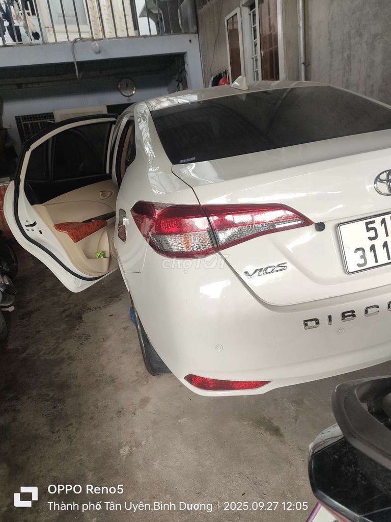 Toyota Vios 1.5G CVT 2019 Trắng Sedan. Mua bán Ô tô tại Thị xã Tân Uyên Bình Dương được đăng bởi phan cảnh phương hình 3