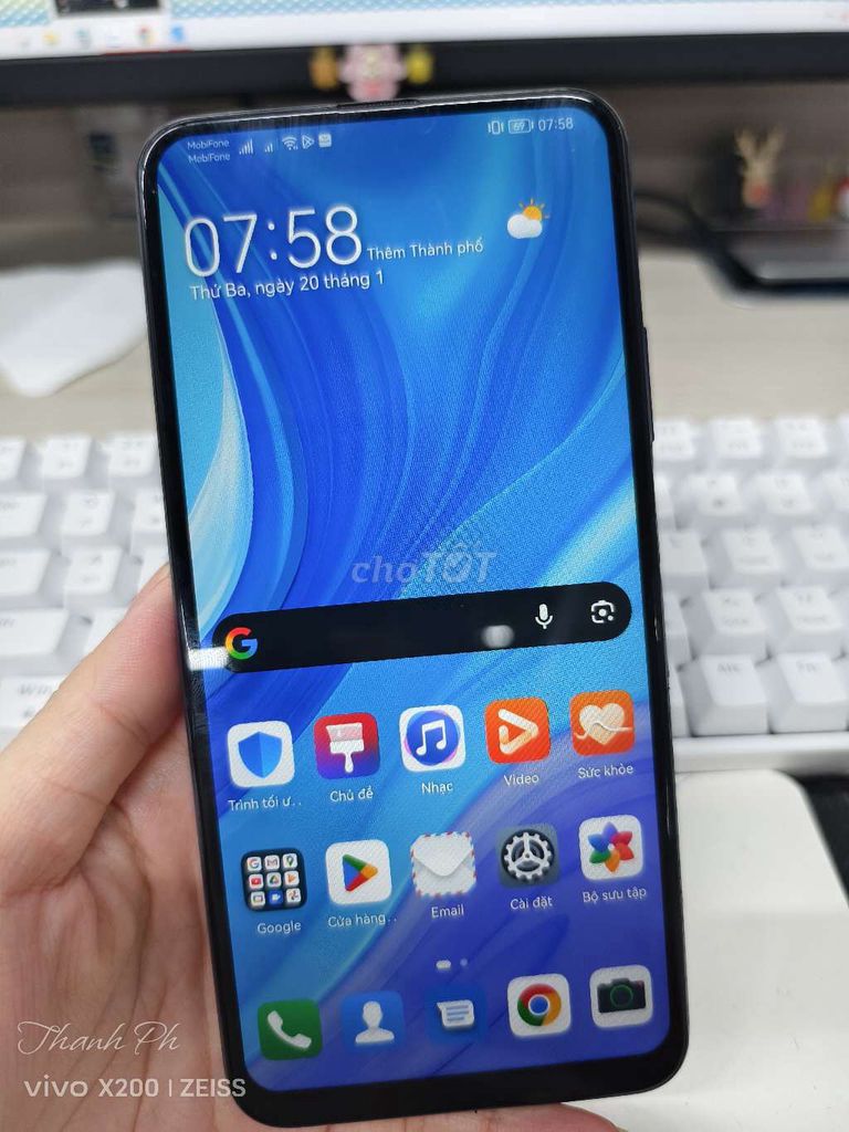 Huawei Y9S 128GB Xanh tím. Mua bán Điện thoại tại Huyện Núi Thành Quảng Nam được đăng bởi Thanh Ph  hình 1