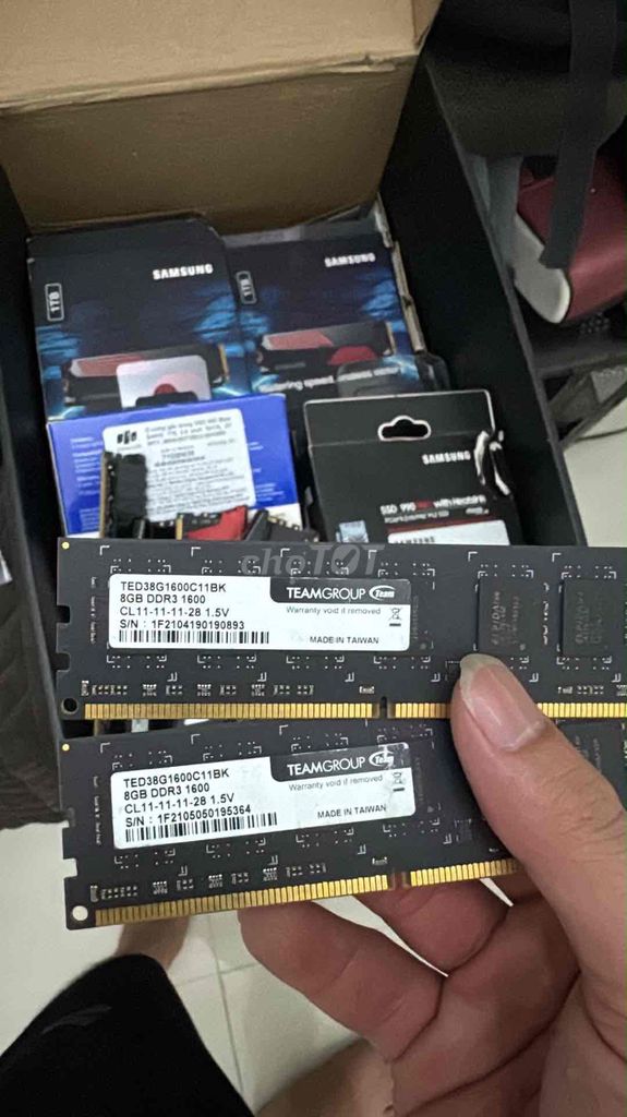 RAM TEAMGROUP 8GB DDR3 1600MHz. Mua bán Linh kiện (RAM, Card...) tại Huyện Núi Thành Quảng Nam được đăng bởi Ung Vương  hình 1
