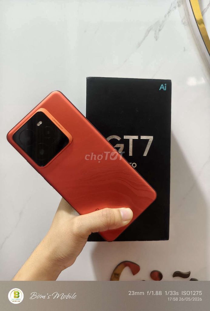 Realme GT 7 Pro 256GB Cam Đã sử dụng. Mua bán Điện thoại tại Thành phố Dĩ An Bình Dương được đăng bởi Ngọc Quý hình 1