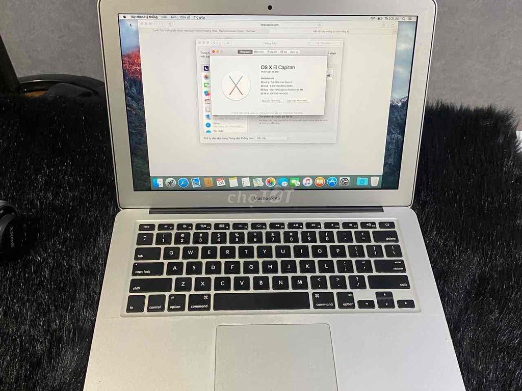 Apple MacBook Air 2015 8GB/256GB. Mua bán Laptop tại Quận 5 Tp Hồ Chí Minh được đăng bởi Phan Thế Phong  hình 1