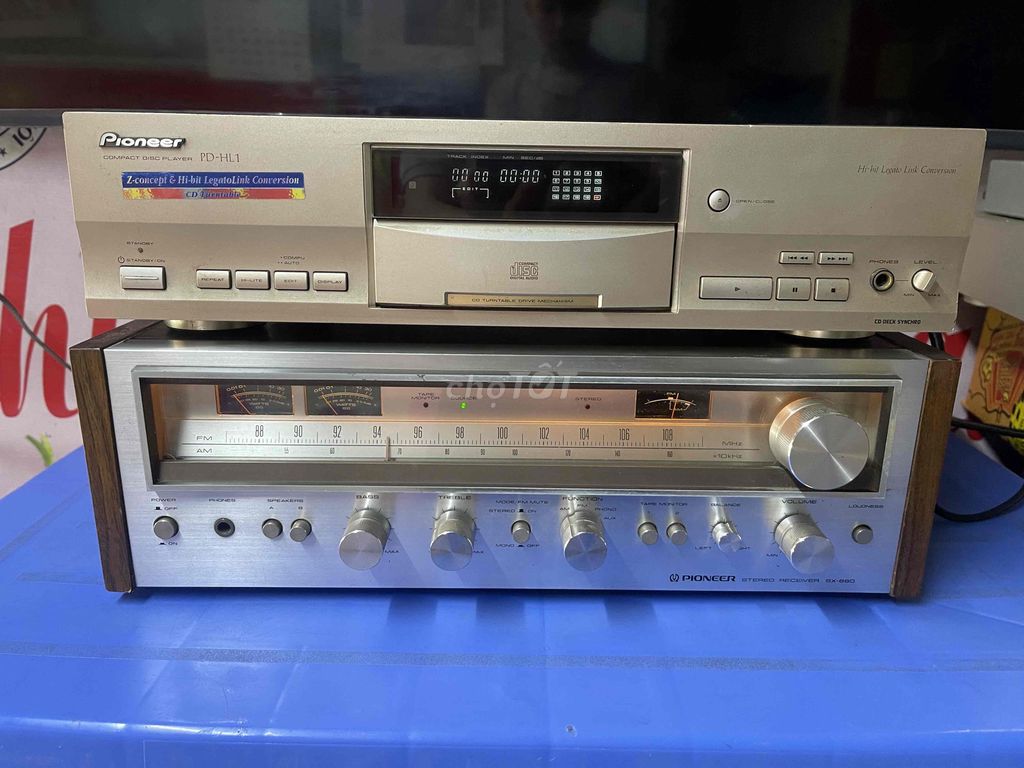 Bộ nghe nhạc Pioneer SX-680 Nguyên zin. Mua bán Tivi, Âm thanh tại Quận Hai Bà Trưng Hà Nội được đăng bởi nguyễn Văn minh hình 1