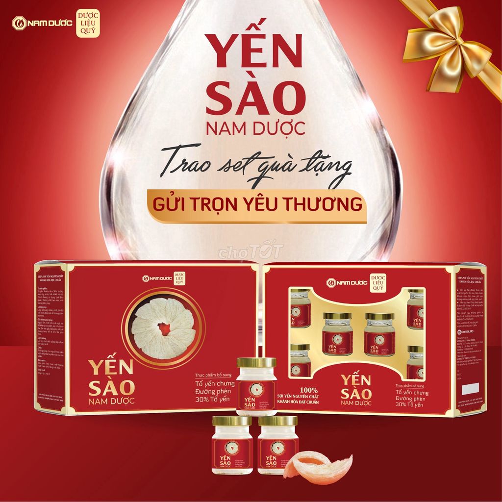 YẾN SÀO NAM DƯỢC 100% YẾN ĐẠT CHUẨN