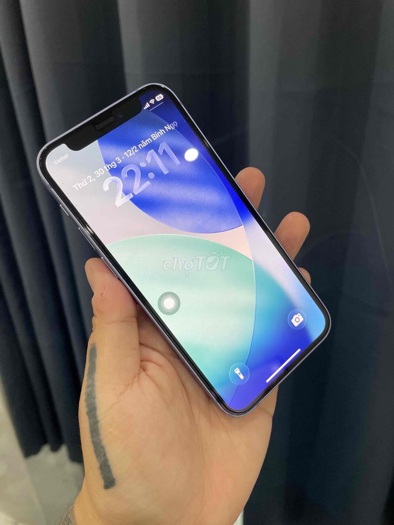Apple iPhone 12 Mini 64GB Tím. Mua bán Điện thoại tại Huyện Long Điền Bà Rịa - Vũng Tàu được đăng bởi Sting  hình 1