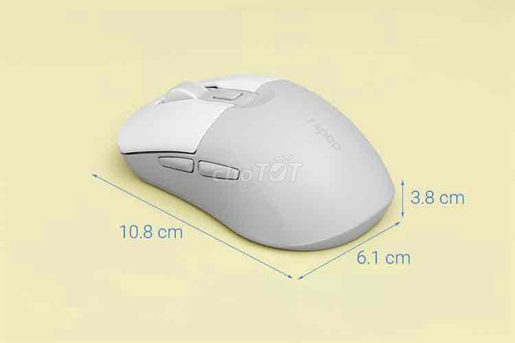 Chuột Rapoo B2W Trắng xám. Mua bán Phụ kiện (Màn hình, Chuột...) tại Thành phố Thủ Đức Tp Hồ Chí Minh được đăng bởi Nguyễn Võ Đạt hình 1