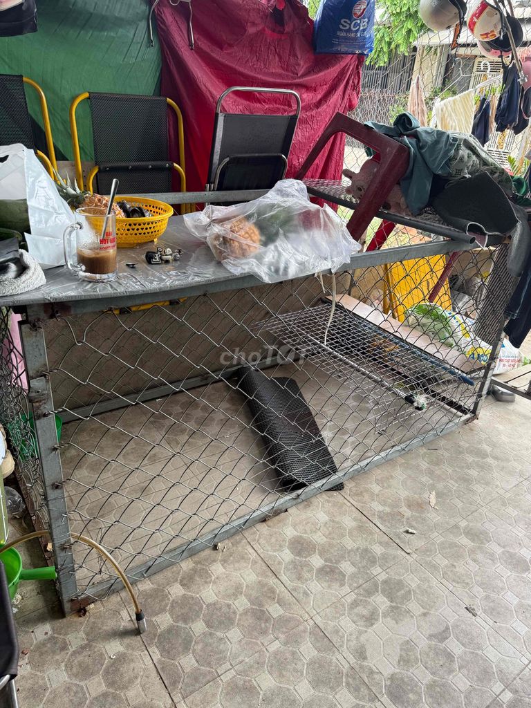 Lồng nuôi thú cưng Kim loại Xám 85x80x190cm. Mua bán Phụ kiện, Thức ăn, Dịch vụ tại Thành phố Thủ Dầu Một Bình Dương được đăng bởi NguyenPhuc hình 1