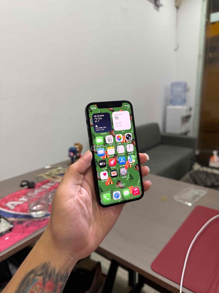 Apple iPhone 12 Mini QTE 256GB Đen Like New 99%. Mua bán Điện thoại tại Quận Cầu Giấy Hà Nội được đăng bởi Trung Kiên Trả Góp Bao Nợ Xấu hình 1