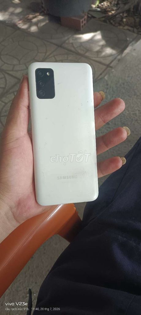 Samsung A02s 3GB/32GB Trắng nứt kính . Mua bán Điện thoại tại Quận Bình Thuỷ Cần Thơ được đăng bởi cầu rạch súc 91b Nguyễn Văn Linh  hình 1