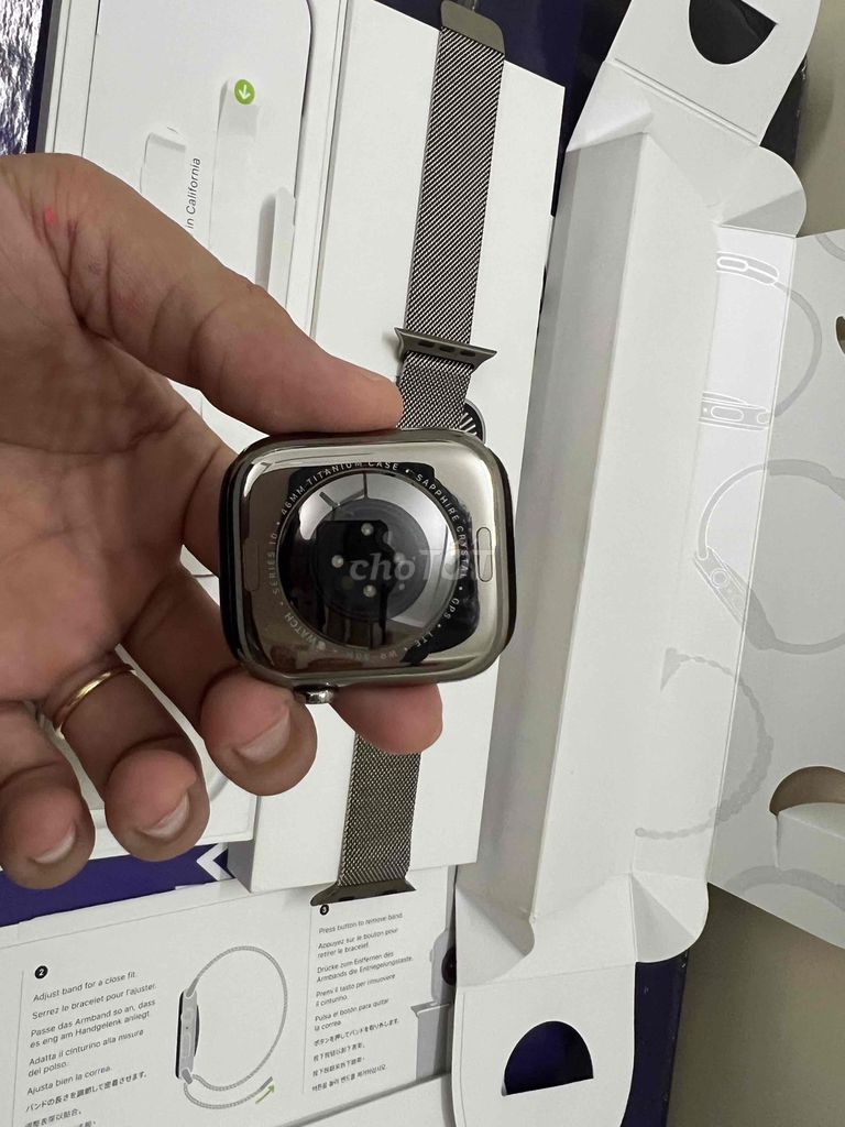 Apple Watch Series 10 46mm Titan Mới. Mua bán Thiết bị đeo thông minh tại Quận 6 Tp Hồ Chí Minh được đăng bởi Đinh Trọng Hòa hình 1