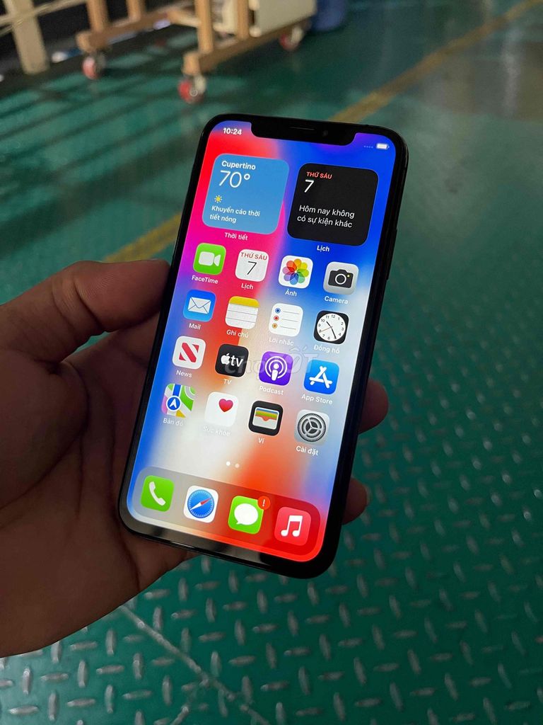 Apple iPhone X 64GB Đen 86%. Mua bán Điện thoại tại Thành phố Biên Hòa Đồng Nai được đăng bởi Nguyen Van Loc  hình 1