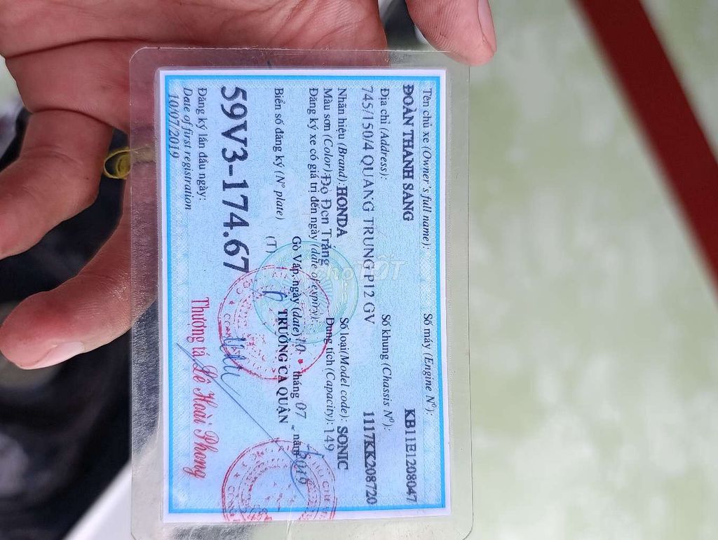 cần bán. Mua bán Xe máy tại Huyện Duyên Hải Trà Vinh được đăng bởi Tran Anh Kiệt hình 1