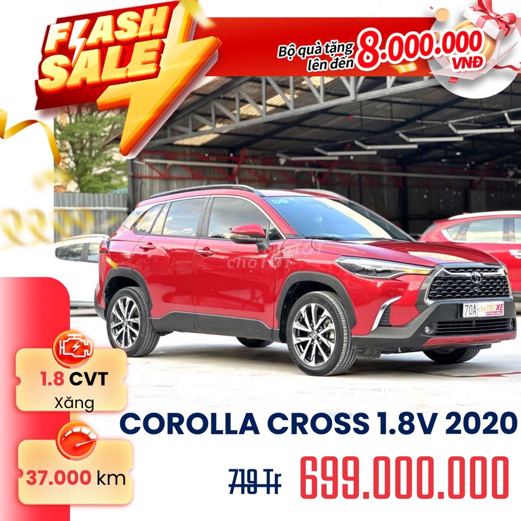 Toyota Corolla Cross 2020 1.8V - 37,000km Cứng cáp