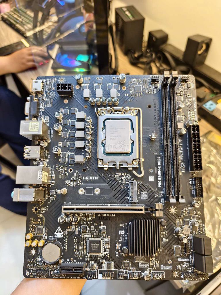 Bo mạch chủ MSI B760M-E i5 13400f. Mua bán Linh kiện (RAM, Card...) tại Quận 8 Tp Hồ Chí Minh được đăng bởi hoàng hình 1