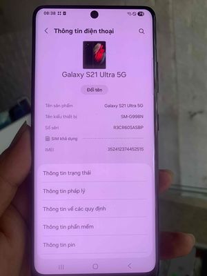 Samsung Galaxy S21 Ultra ram 12/256GB. Mua bán Điện thoại tại Quận Hoàng Mai Hà Nội được đăng bởi Phạm Như Tiến
