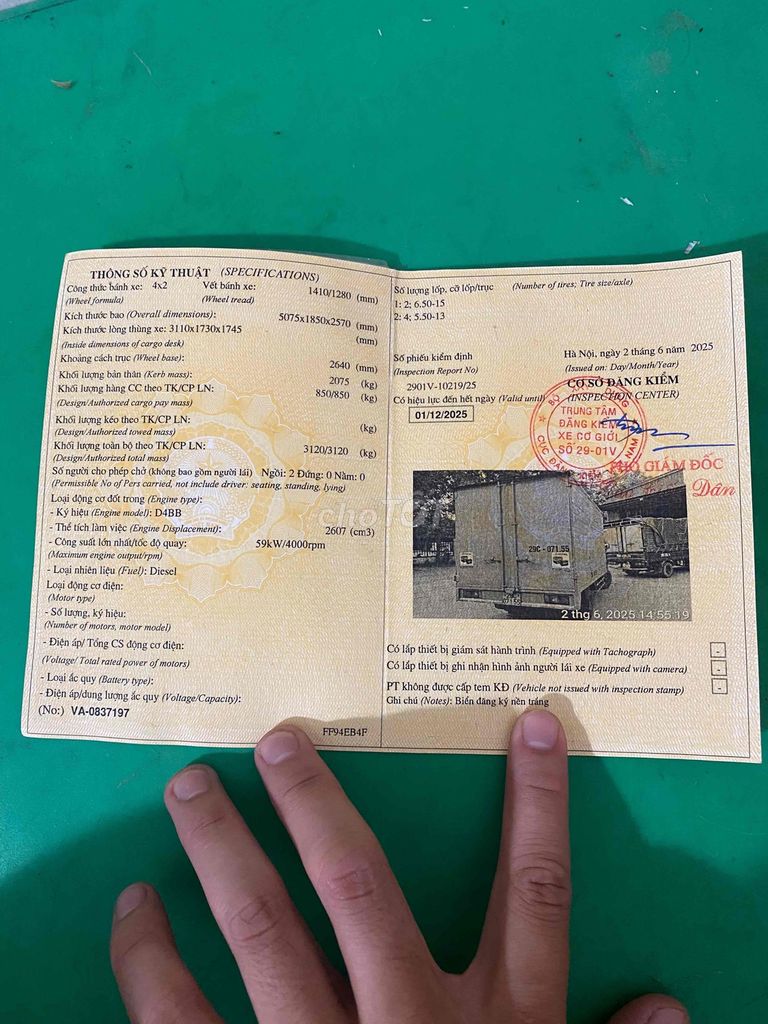 Bán xe ô tô tải. Mua bán Phương tiện khác tại Huyện Thường Tín Hà Nội được đăng bởi Dương Kiên  hình 5