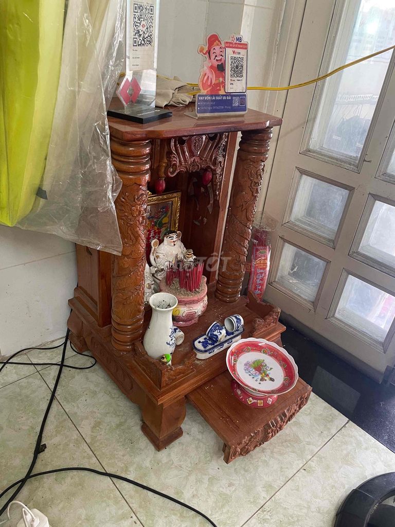 Bàn thờ Gỗ Nâu. Mua bán Nội thất, đồ gia dụng khác tại Quận 12 Tp Hồ Chí Minh được đăng bởi Đặng Hưng hình 1