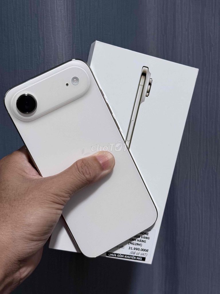 iphone Air 256G Gold Chính Hãng cellphone 99.99%. Mua bán Điện thoại tại Thành phố Vĩnh Long Vĩnh Long được đăng bởi Nguyễn Phúc Hậu hình 1