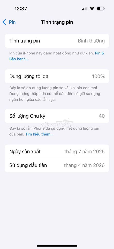 Apple iPhone 15 128GB Đã qua sử dụng. Mua bán Điện thoại tại Quận Thanh Xuân Hà Nội được đăng bởi Nguyen Hoang Hai hình 1