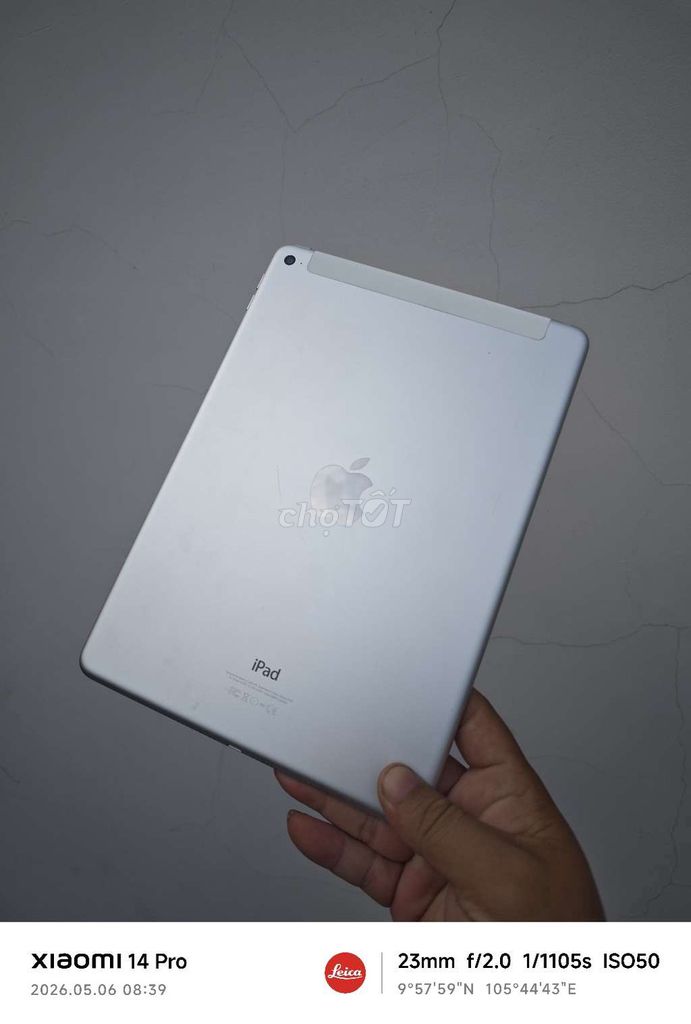 Apple iPad Air 2 64GB bản 4G Có Sim.. Mua bán Máy tính bảng tại Quận Cái Răng Cần Thơ được đăng bởi Ngân Long Trung hình 1