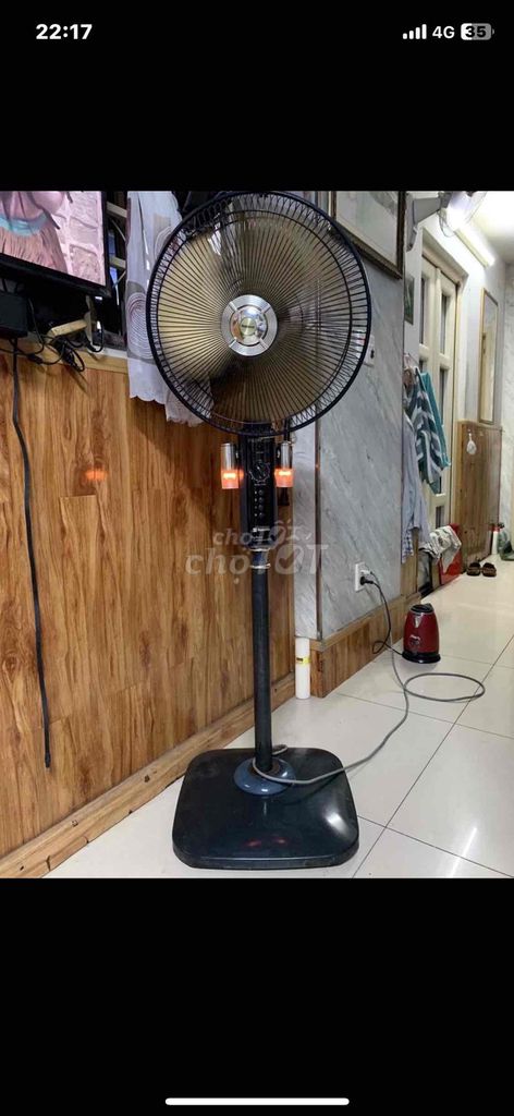 Quạt cây National Twin Lamp Đen. Mua bán Quạt tại Quận Tân Bình Tp Hồ Chí Minh được đăng bởi hieu kim  hình 1
