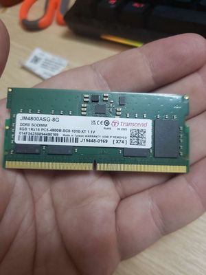 Ram Laptop Transcend JM DDR5 4800 SO-DIMM 8GB. Mua bán Linh kiện (RAM, Card...) tại Quận Đống Đa Hà Nội được đăng bởi Đỗ Việt Anh