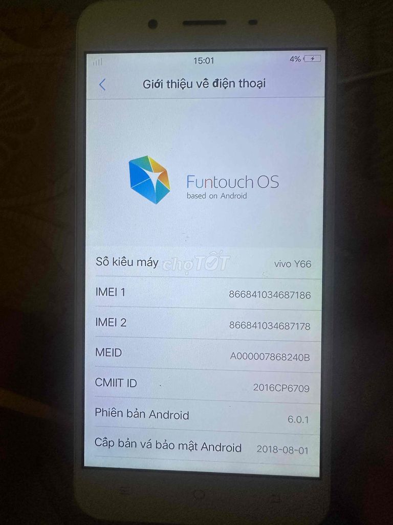 Vivo Y66 Trắng. Mua bán Điện thoại tại Huyện Việt Yên Bắc Giang được đăng bởi phạm văn hùng  hình 1