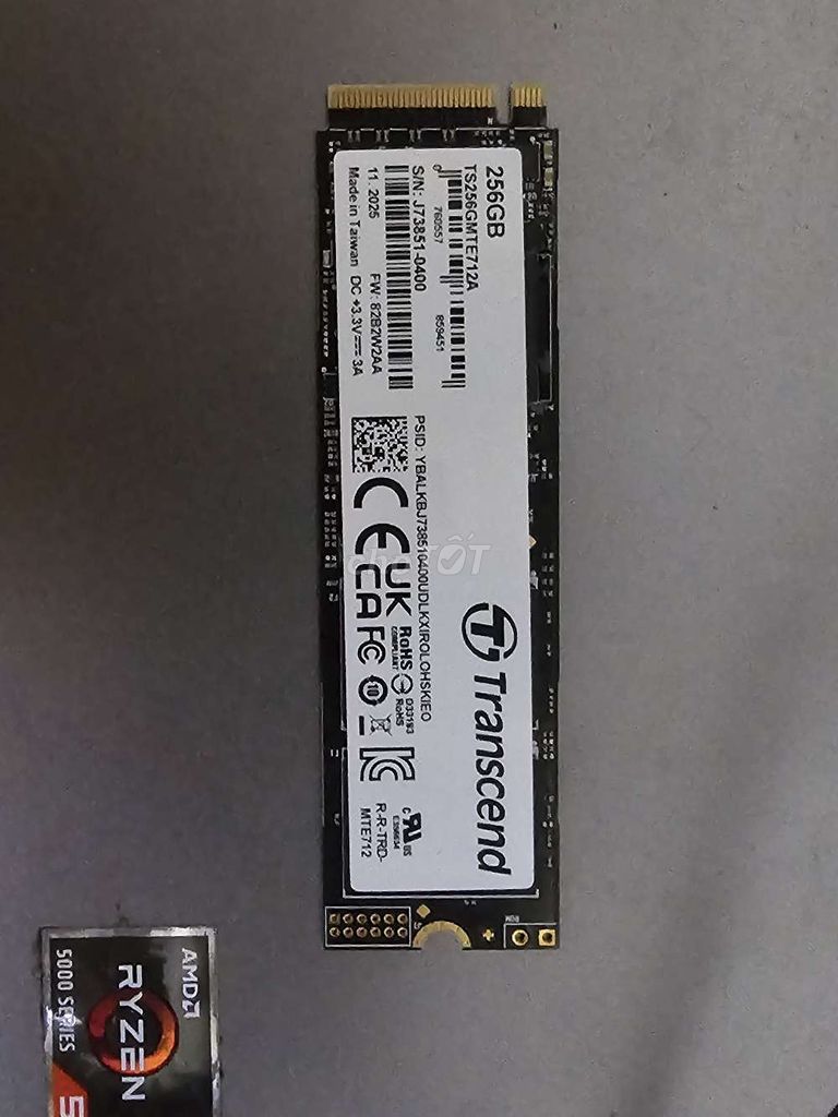 Nvme m2 2280 gen 4 256gb Transcend. Mua bán Linh kiện (RAM, Card...) tại Thành phố Vĩnh Yên Vĩnh Phúc được đăng bởi Hùng Trần Gia hình 1