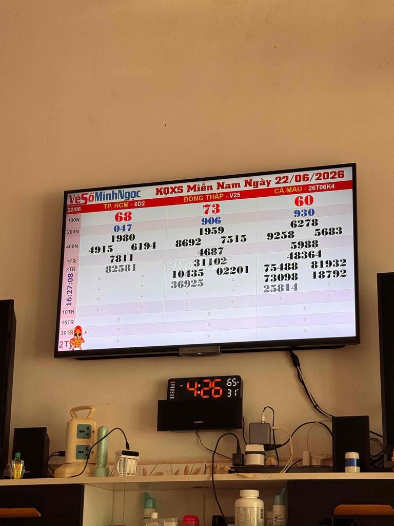 Tivi Sony 42 inch. Mua bán Tivi, Âm thanh tại Thành phố Bạc Liêu Bạc Liêu được đăng bởi Minh Viễn hình 1