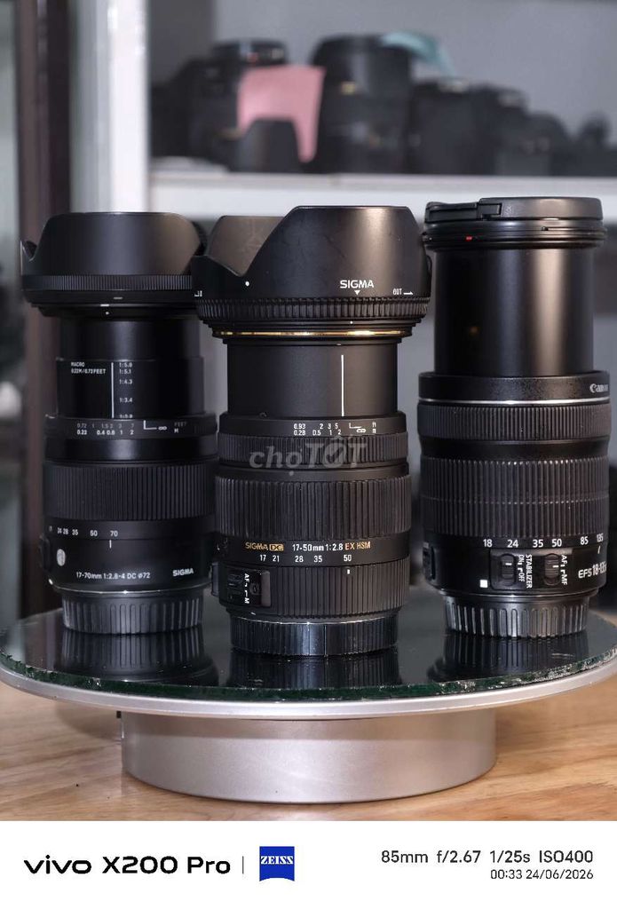 Ống kính Sigma 17-50mm f2.8 EX DC OS HSM Canon EF. Mua bán Máy ảnh, Máy quay tại Huyện Hải Hà Quảng Ninh được đăng bởi Tiệm Máy Ảnh hình 1