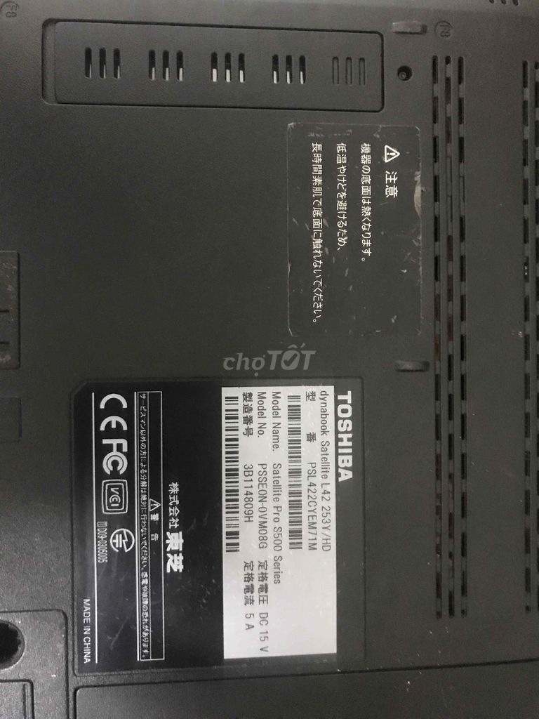 Toshiba Satellite Pro S500 i5 M460. Mua bán Laptop tại Thành phố Thủ Đức Tp Hồ Chí Minh được đăng bởi Khang Phạm hình 1