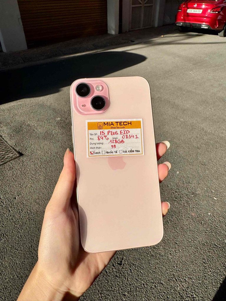 Apple iPhone 15 Plus Lock 128GB Hồng Pastel Phẩy. Mua bán Điện thoại tại Quận Ba Đình Hà Nội được đăng bởi Huy Trần hình 1