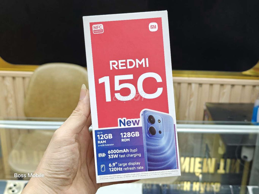 Xiaomi Redmi 15C 128GB Đen vừa mua vài ngày. Mua bán Điện thoại tại Quận Hai Bà Trưng Hà Nội được đăng bởi Boss Mobile hình 1