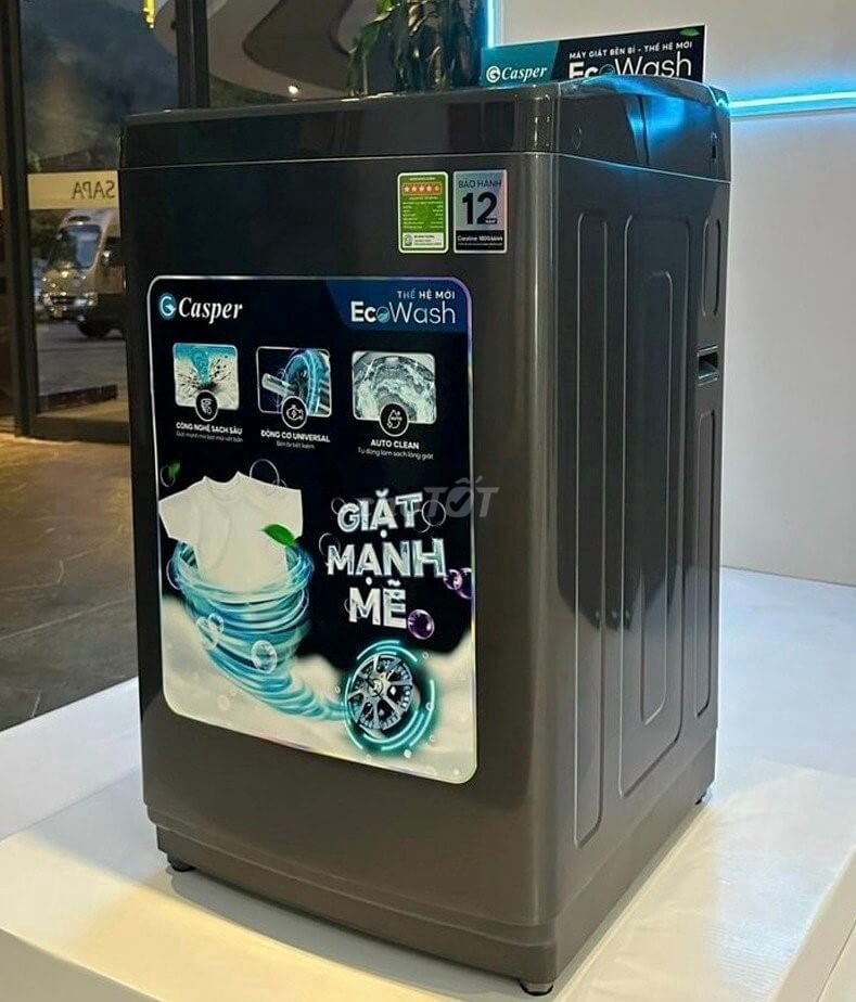 Máy giặt Casper 9kg Inverter Xám. Mua bán Máy giặt tại Thành phố Thủ Dầu Một Bình Dương được đăng bởi Huy Đồng hình 1