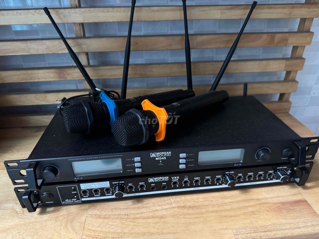 Bộ vang cơ micro Morgan Sound VX5 MG45 Đen Cũ. Mua bán Tivi, Âm thanh tại Quận Phú Nhuận Tp Hồ Chí Minh được đăng bởi Kiên hình 1