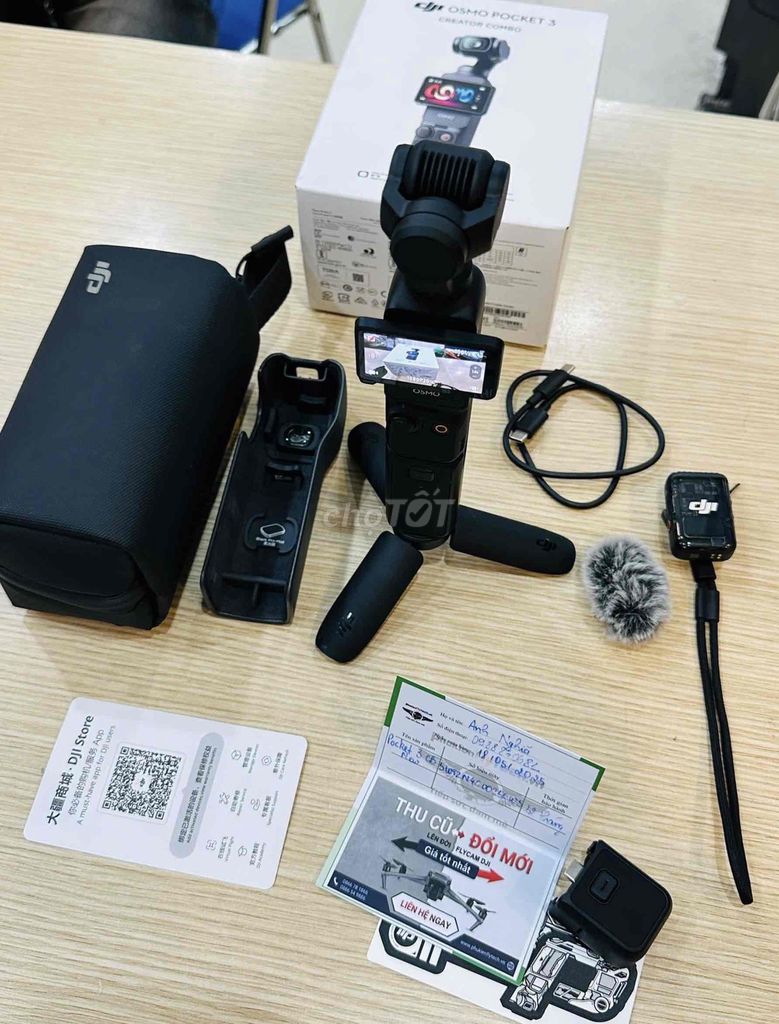 DJI POCKET 3 BẢN COMBO CÓ MÍC RỜI LÀM VLOG TIKTOK. Mua bán Máy ảnh, Máy quay tại Quận Đống Đa Hà Nội được đăng bởi Bảo Táo Store hình 1