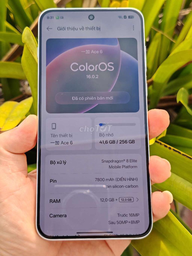OnePlus Ace 6 12/256GB Trắng likenew. Mua bán Điện thoại tại Thành phố Bến Tre Bến Tre được đăng bởi BinBin hình 1