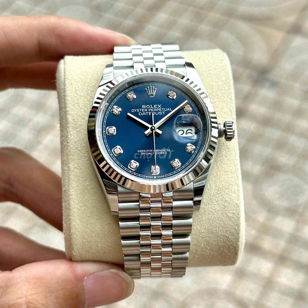 Rolex Datejust 126234 Xanh 36mm Date 2025. Mua bán Đồng hồ tại Quận Hoàng Mai Hà Nội được đăng bởi Anh Tuấn hình 1