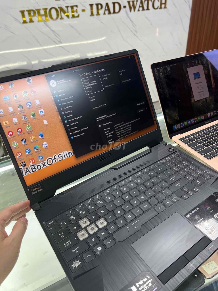 Asus TUF FX 506L i5 Gen 10 ram 8/512g card 1650. Mua bán Laptop tại Quận Lê Chân Hải Phòng được đăng bởi hoang anh hình 1