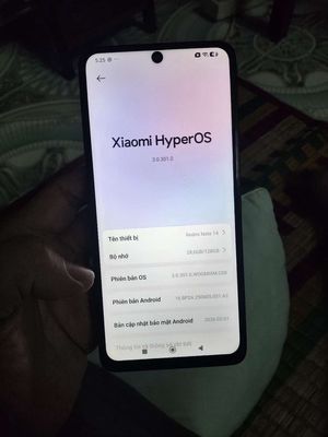 Xiaomi Redmi Note 14 8GB/128GB Đen