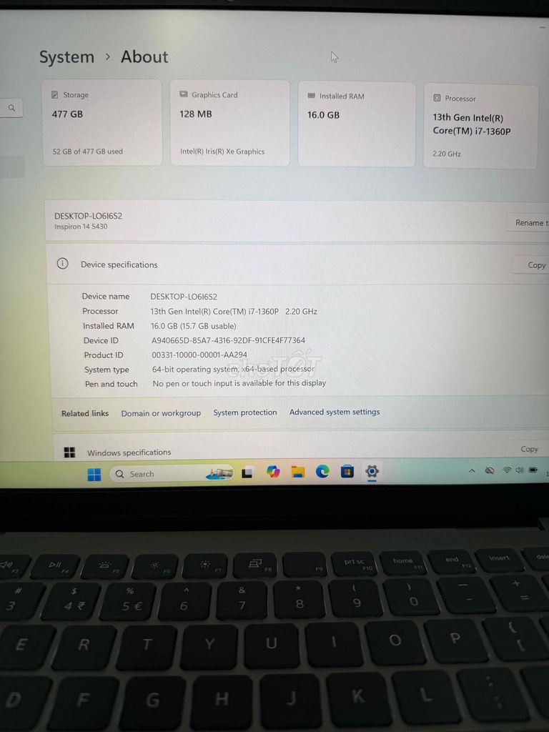 Dell inspiron 14 5430 TH13 i7 ram16/512 keng. Mua bán Laptop tại Quận Phú Nhuận Tp Hồ Chí Minh được đăng bởi Nguyễn Phú Chánh hình 1