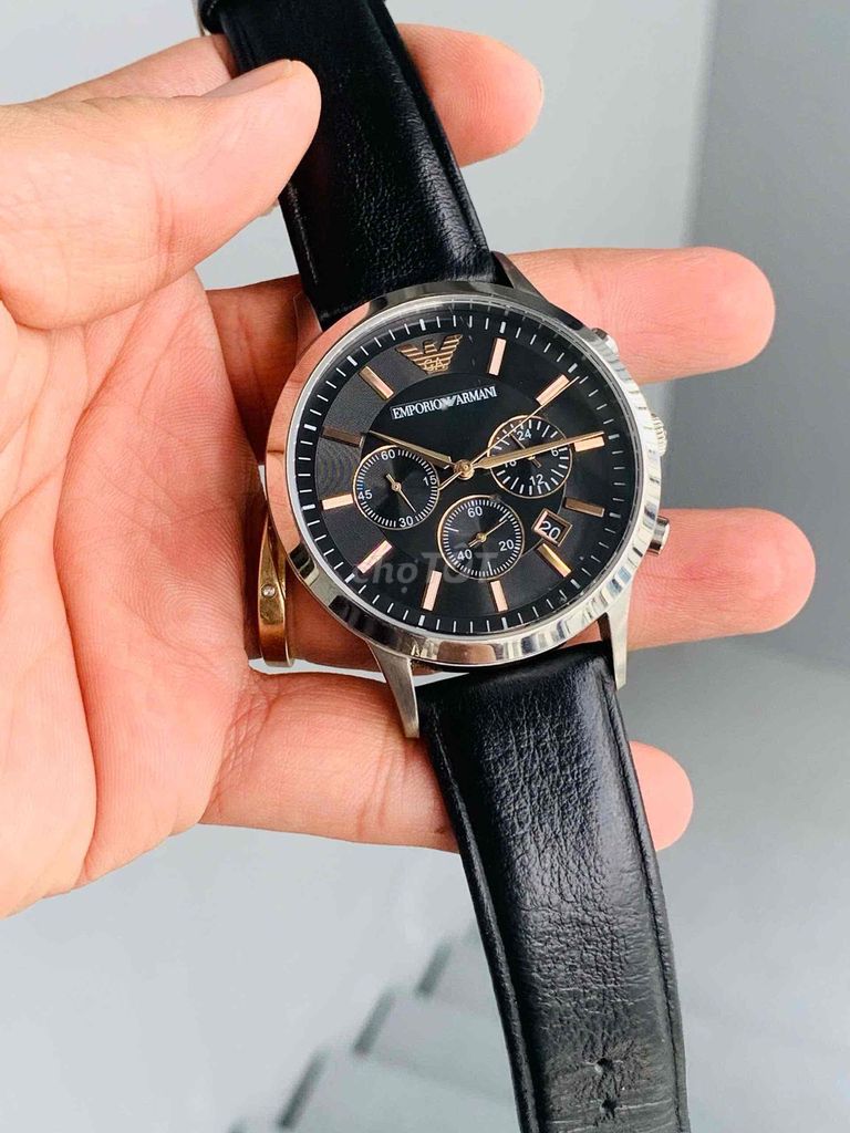 Đồng hồ Emporio Armani Chronograph Nhật zin keng. Mua bán Đồng hồ tại Huyện Bình Chánh Tp Hồ Chí Minh được đăng bởi tiệm đồng hồ si Nhật Thuỵ hình 1