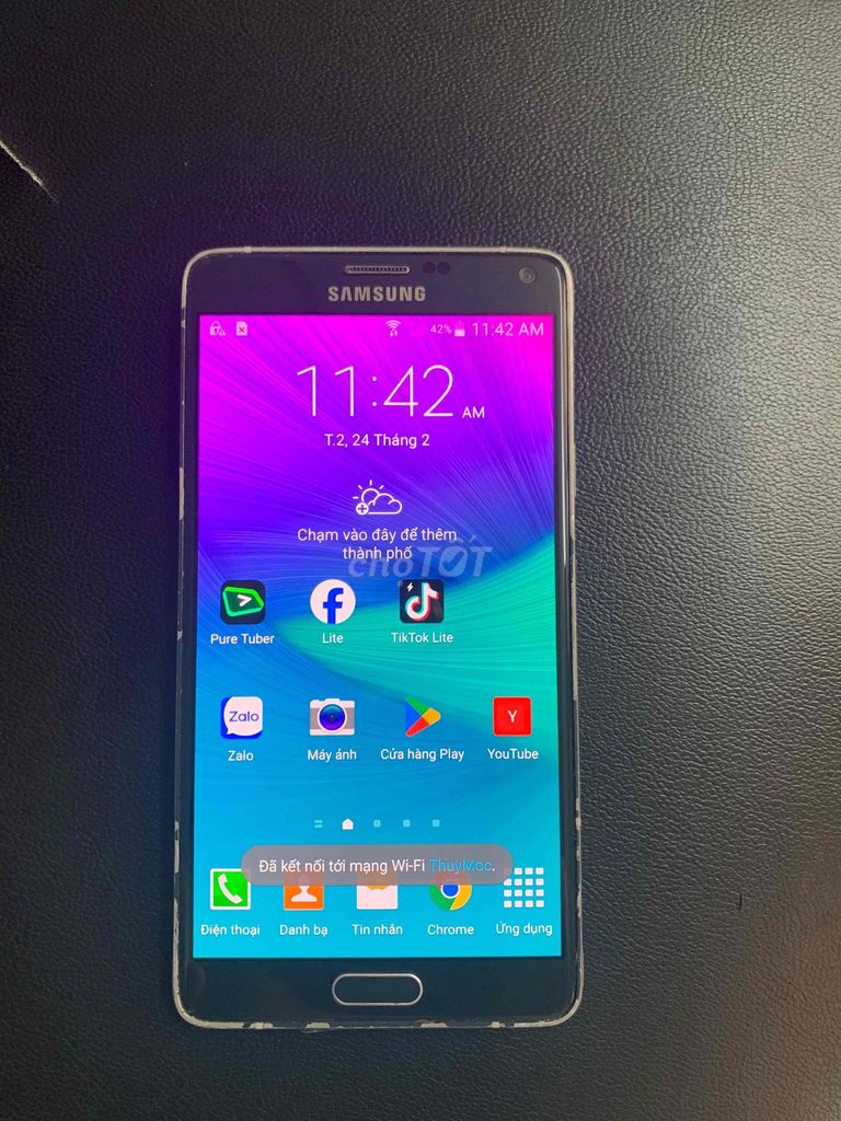 Galaxy Note 4 Đen màn hình 2K