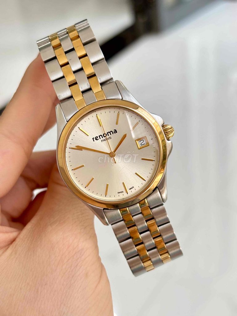 Đồng hồ Renoma Nữ Bạc Vàng 36mm. Mua bán Đồng hồ tại Huyện Cam Lâm Khánh Hòa được đăng bởi TRƯƠNG THỊ SHOP hình 1