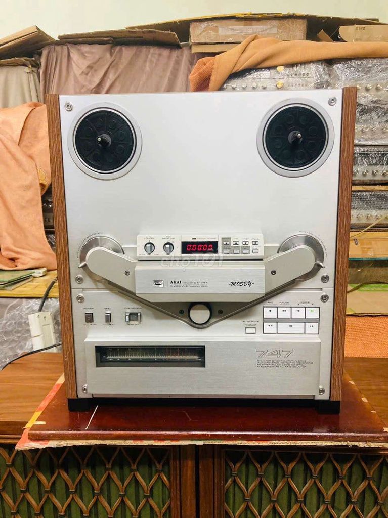 Đầu băng cối Akai GX-747 4 cầu điện . Mua bán Tivi, Âm thanh tại Quận Hoàng Mai Hà Nội được đăng bởi Hà Anh loa cổ hình 1
