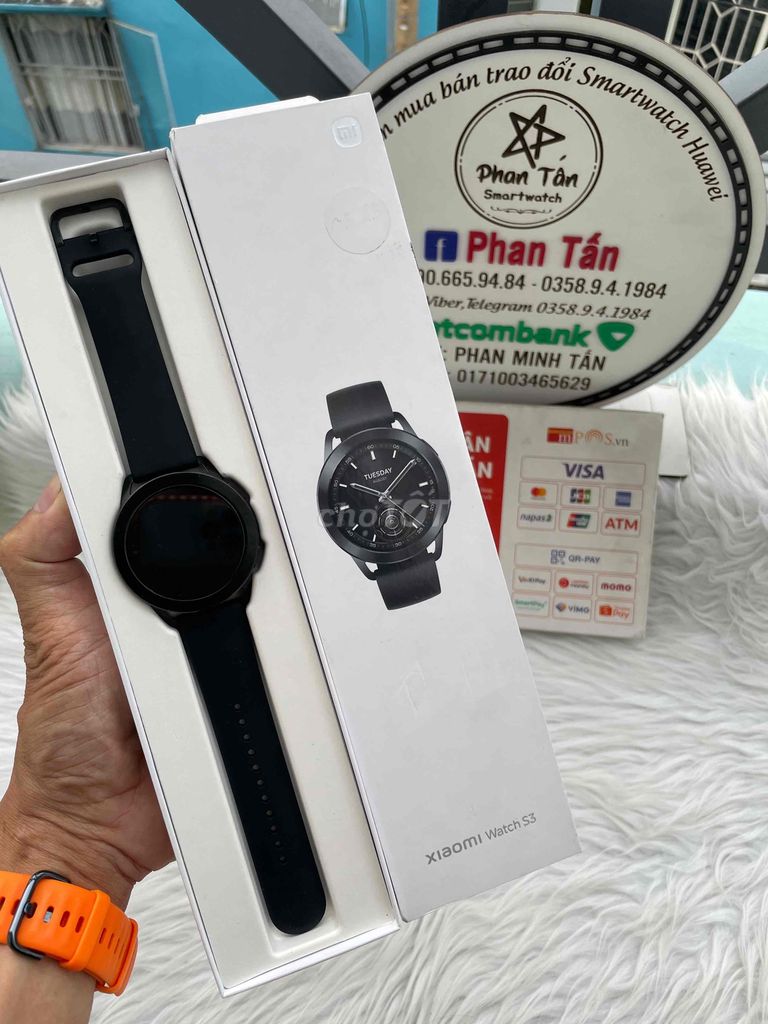 Xiaomi Watch S3 Black 98% full box còn bh 1/9/2025